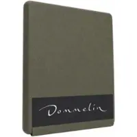Dommelin Topper Hoeslaken 5-9 cm Olijf (Percal 200TC)-200 x 210 cm