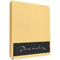 Dommelin Topper Hoeslaken 5-9 cm Lichtgeel (Percal 200TC)-100 x 210 cm