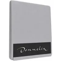 Dommelin Topper Hoeslaken 10-14 cm Muisgrijs (Satijn 300TC)-210 x 220 cm