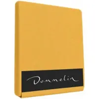 Dommelin Topper Hoeslaken 10-14 cm Okergeel (Satijn 300TC)-80 x 210 cm