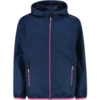 CMP - Girl's Packable Jacket Rain Fix Hood - Regenjas 152, blauw