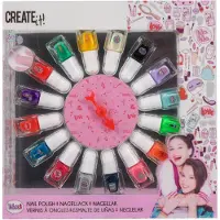 Canenco Create It! - 16 Nail Polish w. Spinning Wheel (84515A)