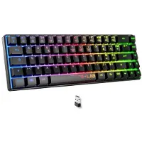 The G-Lab Draadloos Gaming toetsenbord Franse Azerty Keyz Hydrogen WL Zwart