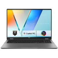 Asus Touchscreen Laptop Vivobook 14 Flip TP3407SA-DRFSG182W 14” Intel Core Ultra 7 16 GB RAM 512 GB SSD Grijs - Franse Azerty