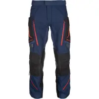 KLIM Badlands Pro, stoffen broek Gore-Tex ,Donkerblauw/Zwart/Rood ,Lang 34