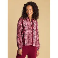 Ivy Beau Alisha Tops Dark Red/Multicolour