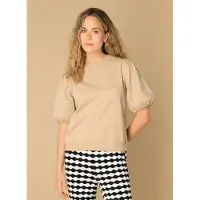 Ivy Beau Erina Tops Wood Ash