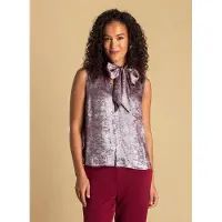 Ivy Beau Amylia Tops Dark Red