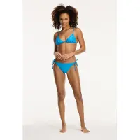 Shiwi Romy Bikini Set Metallic Blue Metallic Structure Maat: 38 | Bikini's Outlet | Dames | Blauw