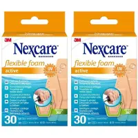 3M Nexcare Flexible Foam Active Pleisters 2x30 St Pleister