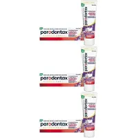 Parodontax Strengthen & Protect Whitening tandpasta voor sterk en beschermd tandvlees 3x75 ml Tandpasta