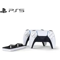 Dobe Charging Station Geschikt voor: Playstation 5 - PS5 Accessoires - PS5 Charging Dock Incl USB-C Kabel - DualSense Oplaadstation - Zwart / Wit