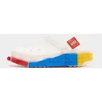 Crocs Pantoffel - 4WL LEGO Masterbrand System Clog Kids - EU28-29 tot EU 37-38 - voor Kinderen - wit | Maat EU 34-35
