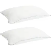 vidaXL Deken Set 2 st 135 x 220 cm Zomer 150 gsm Bamboevezel Wit