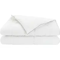 vidaXL Dekbed Wit 155 x 220 cm Bamboevezel