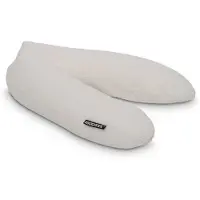 Snoozzz Zwangerschapskussen Zijslaapkussen Lichaamskussen - 185 cm - microparel vulling- luxe draagtas - wasbare hoes - Bouclé Bliss