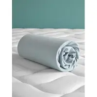 De Witte Lietaer hoeslaken Case 140 x 200/220 cm h40 katoen blauw