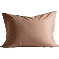 Zelesta Deluxe Uni Satijnkatoen Kussensloop Set van 2 - Aarderood 80x80cm