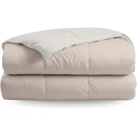 Zelesta Deluxe Duo Percale Katoen Zomerdekbed - Zijde & Crème 160x220cm