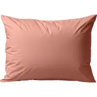 Zelesta Deluxe Percale Katoen Kussensloop Set Van 2 - Zalm 80x80cm