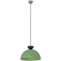 Emibig Hanglamp Lunaro, dimbaar, groen, Woon-/ Eetkamer, metaal, Modern, hanglamp