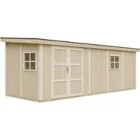 Timbela M941 - LP SmartSide Tuinhuis op houtbasis - 14,3 m² - 648x248xH231 cm - met vloer