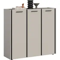 Furnilux Schoenenkast in Kasjmier - Moderne Opbergoplossing voor Hal of Garderobe - 113x106x37cm