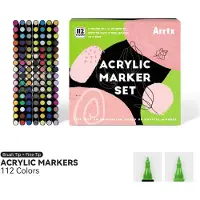 ARRTX - Acrylmarkers - Paint Dual Tip Markers - 112 kleuren