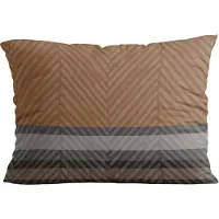 Zelesta Royalbed Kussensloop Set van 2 - Brown Stripes - Kussenslopen - 60x70cm