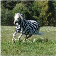 Bucas Vliegendeken Buzz-off Zebra Full Neck Zebra
