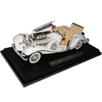 Maisto Mercedes-Benz 500 K Typ Specialroadster 1936 1:18 Maisto Wit 36055