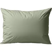 Zelesta Deluxe Uni Katoenen Kussenslopen Olive & Mint - Kussenslopen 60 x 70 Set van 2 - Kussensloop