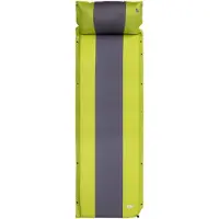 NILS NC4349 Serie - Zelfopblazende Mat met Kussen - Groen-Grijs - Compact - Ideaal voor Kamperen