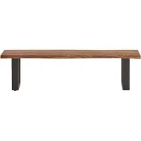 NADUVI Collection Eetkamerbank Soan acaciahout | hout bruin 140x42x40 cm eetkamerbanken | NADUVI