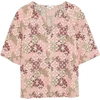 s.Oliver Blouse beige / ombergrijs / bordeaux / lichtrood