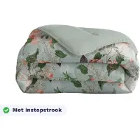 Zelesta Royalbed Happy Flower 240x200 - Dekbed zonder overtrek - met Instopstrook - Wasbaar dekbed met Vaste Overtrek - All year zomerdekbed & winterdekbed