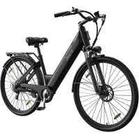 GALAXY C1 Elektrische Fiets 27.5 Inch - 36V 13Ah Accu - Actieradius tot 50 km - Shimano 7 Versnellingen - 250W Motor - Verende Voorvork - LCD Display - Mechanische Schijfremmen-zwart