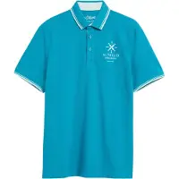 s.Oliver Shirt cyaan blauw / wit