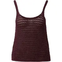 QS Gebreide top merlot
