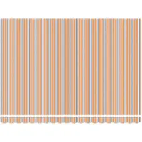 vidaXL Handmatig uitschuifbare luifel Oranje, Grijs, Blauw, Wit