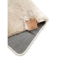 Linnick Badmat Fluffy Beige - Microvezel - 60x100 cm - Beige