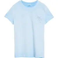 s.Oliver T-shirt blauw Meisjes Katoen Ronde hals Effen - maat 134/140