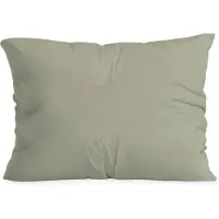 Zelesta Pure Duo Katoen Kussensloop set van 2 - Grijsgroen 80x80cm