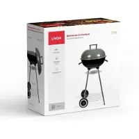 Livoo Charcoal barbecue - - DOC172K - ø41 cm - Chrome-plated steel grill - Height 69.5 cm - Handles - 2 toothed wheels