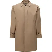 Allthemen Heren Trenchcoat Reverskraag Smart Casual - Strijkvrij - XXL
