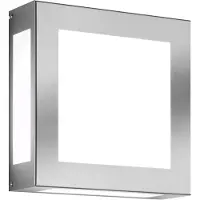 CMD Wandlamp buiten met bewegingssensor LEGENDO, alu / grijs / zink, Roestvrij staal, Modern