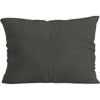 Zelesta Pure Uni kussenslopen Katoen set van 2 - Olijfzwart - 60x70cm