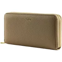 HUGO BOSS portemonnee Signature Lady Travel Wallet Nude beige