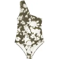Emporio Armani Dames Zwempak Hazy Floral groen (S), Strandkleding, Polyamide EW003395_AF20248