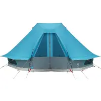 vidaXL Tipi Tent 10-persoons Groen taft